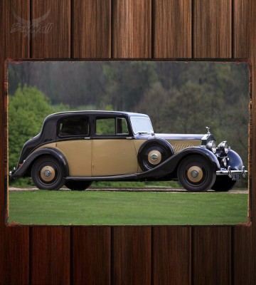 Металлическая табличка Rolls-Royce 25 30 HP Saloon by Hooper